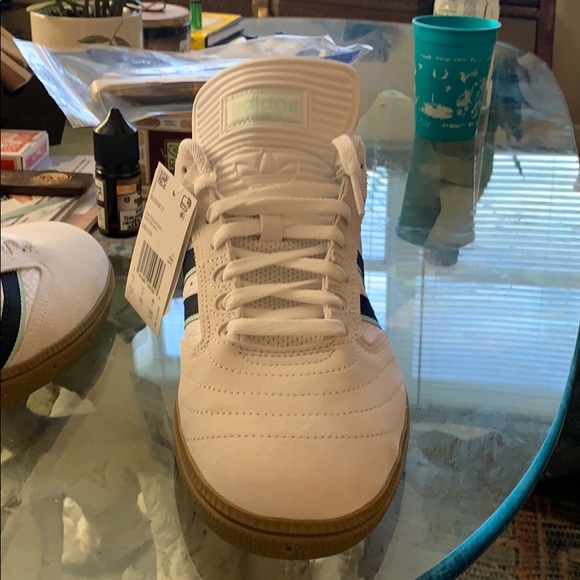 Adidas Busenitz Cloud White Mint 11.5M RARE - Picture 4 of 5